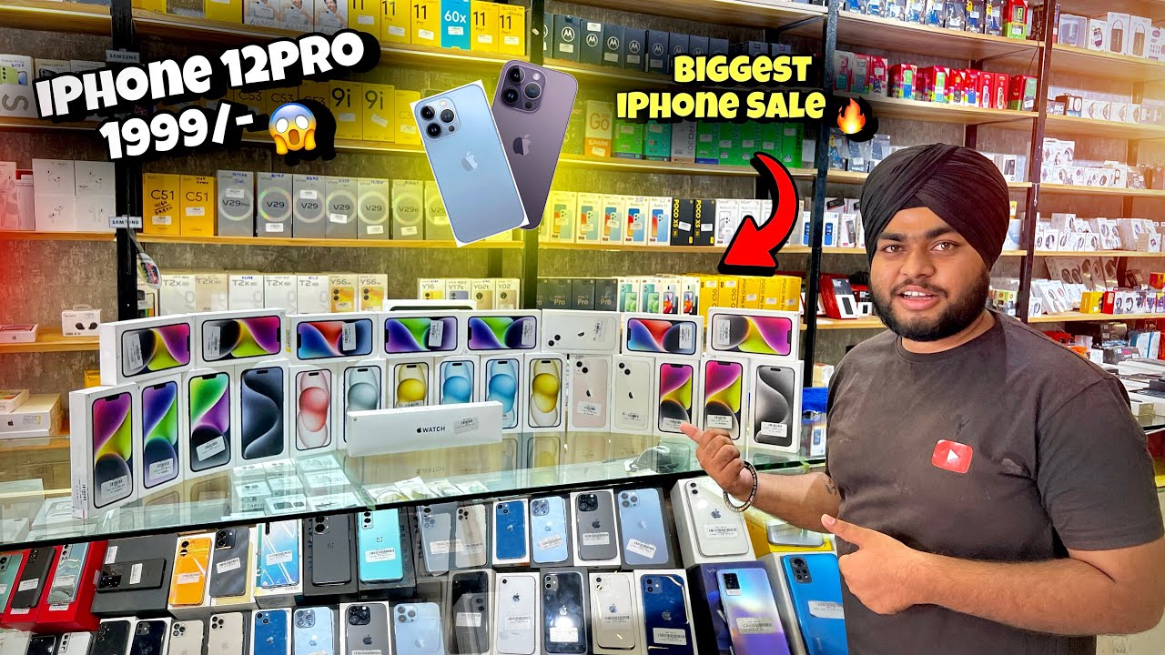 Biggest iPhone Sale Ever 🔥 Cheapest iPhone Market | Second Hand Mobile || iPhone 15 || iPhone 15Pro