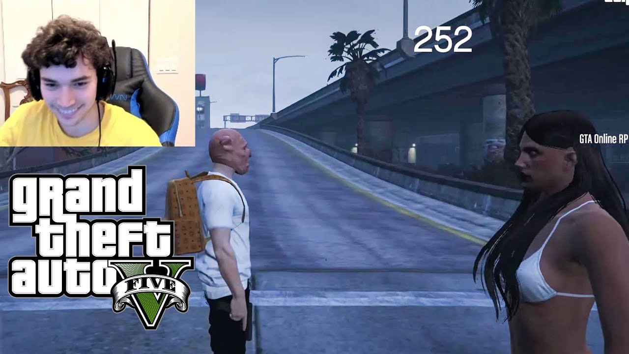 Adin Get PRESSED By Girl On GTA RP and Gets BANNED For Trolling! *SUPER FUNNY*