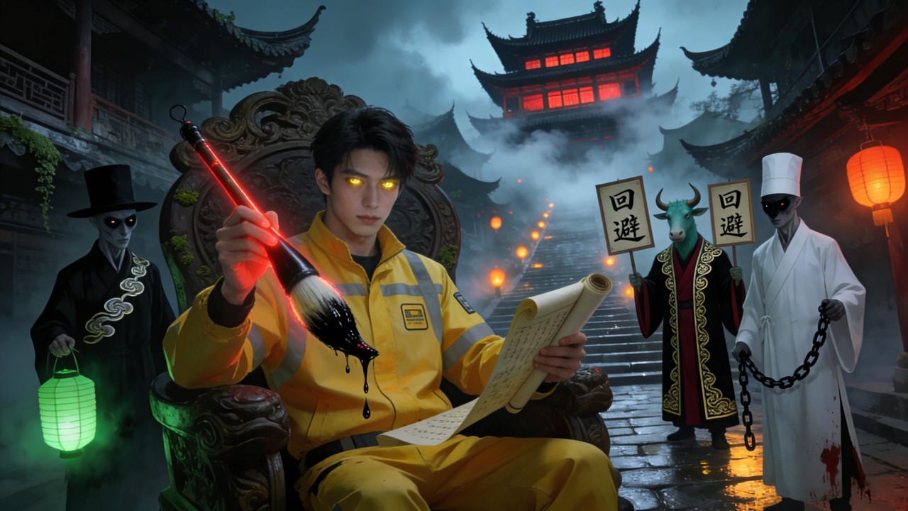 外送小子真身竟是閻羅王？開天門，闢地戶，禁人行，通鬼路。陰帥靈將，地府獄卒，天上地下，莫敢不從！#短剧 #逆袭 #反转 #drama #movie  #阎王 #灵异 #异能 #復仇 #男频 #爽剧