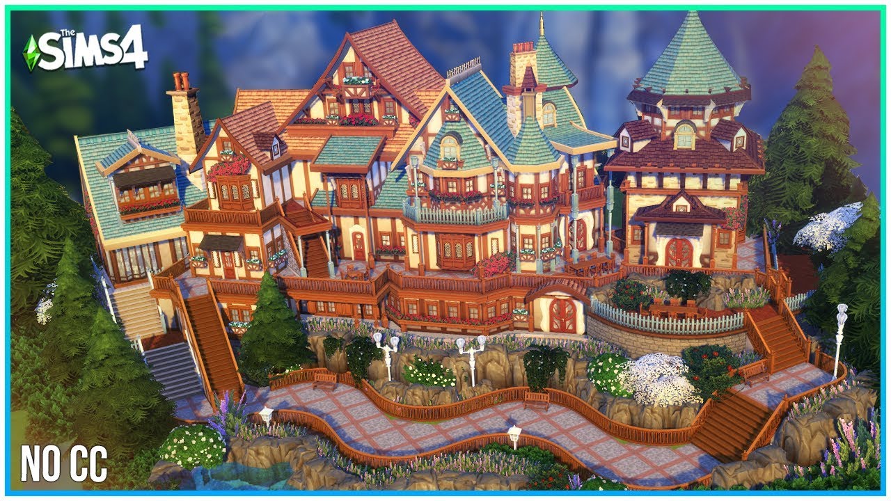 Mountain Dream Mansion [No CC] - Sims 4 Speed Build | Kate Emerald