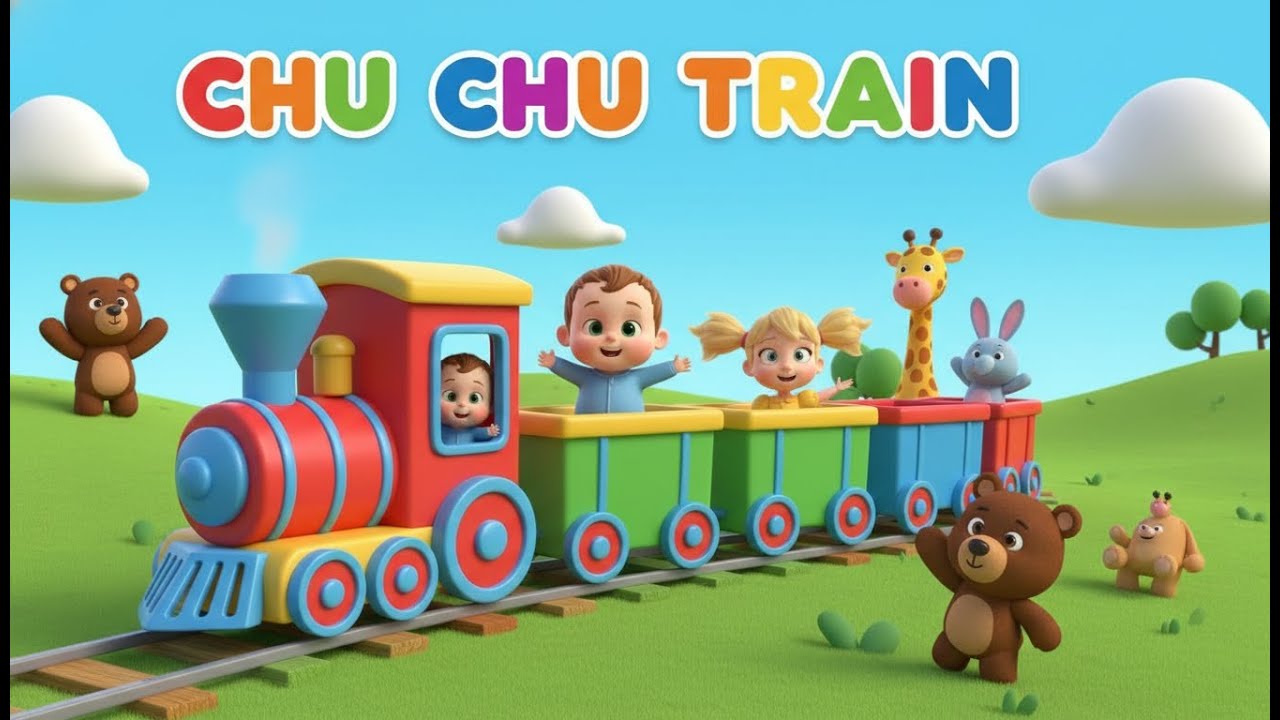 Chu Chu Train 🚆 | Fun Nursery Rhymes for Kids | Train Song for Toddlers