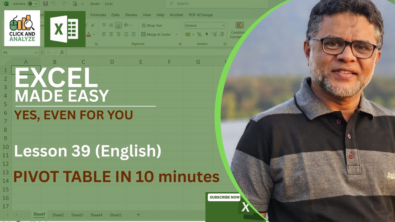 𝐋𝐞𝐬𝐬𝐨𝐧 𝟑𝟗: 𝐏𝐢𝐯𝐨𝐭 𝐓𝐚𝐛𝐥𝐞 𝐁𝐚𝐬𝐢𝐜𝐬 𝐢𝐧 𝐄𝐱𝐜𝐞𝐥 | 𝐂𝐫𝐞𝐚𝐭𝐞 𝐏𝐢𝐯𝐨𝐭 𝐓𝐚𝐛𝐥𝐞 + 𝐂𝐥𝐚𝐬𝐬𝐢𝐜 𝐋𝐚𝐲𝐨𝐮𝐭