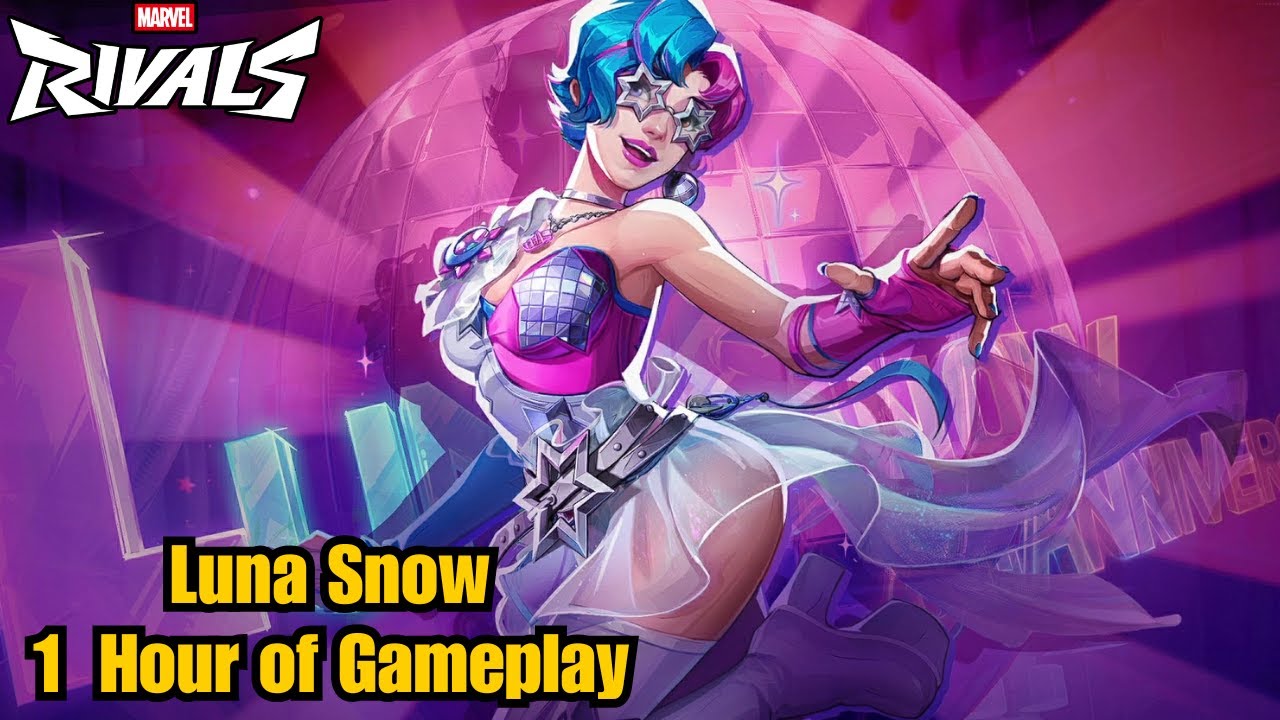 Luna Snow Disco Pop 1 Hour of Gameplay | Marvel Rivals | Season 6