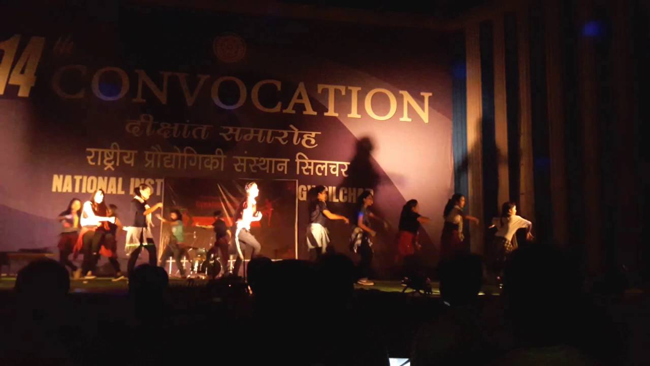 BTech 3rd year dance (freshers NIT SILCHAR)