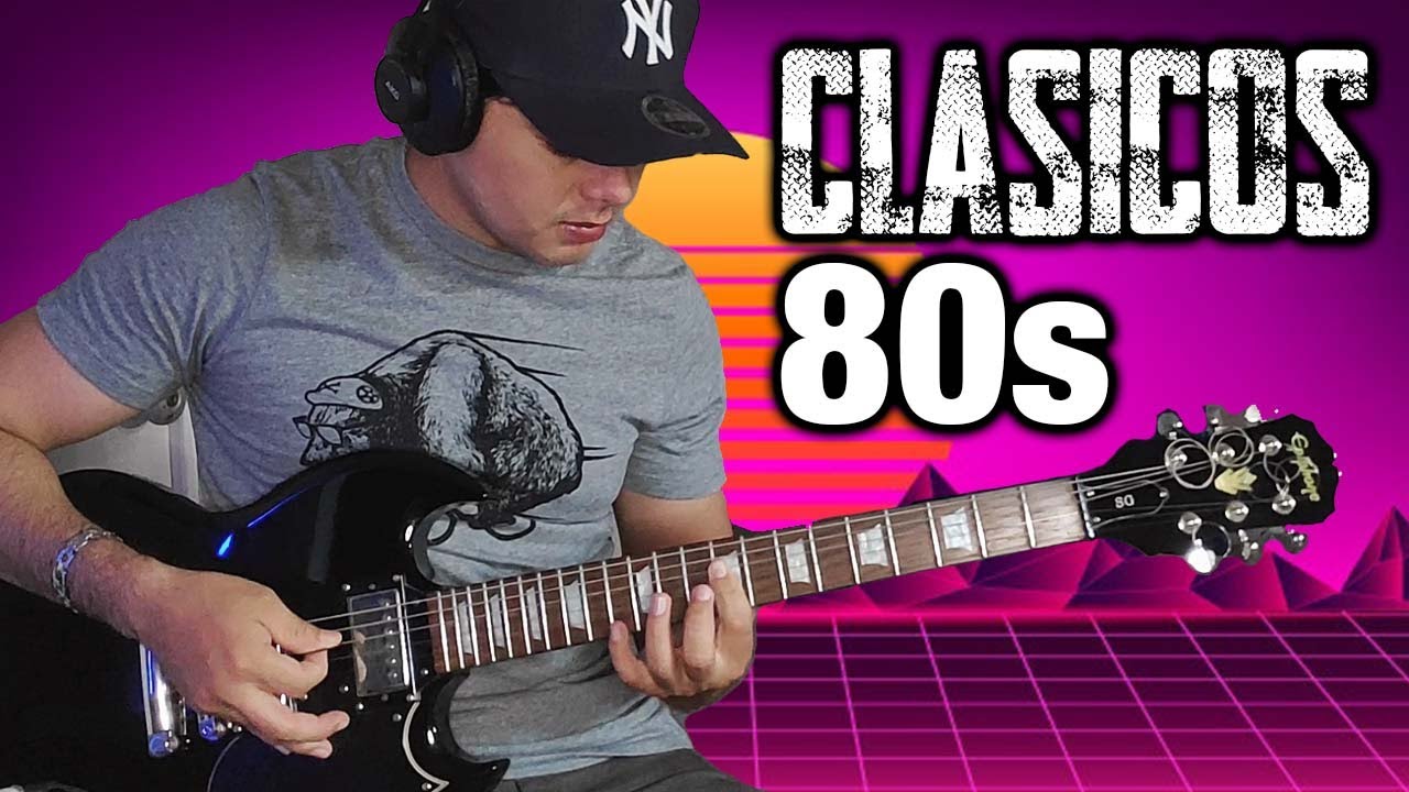 TOP 10 GUITAR: 80s | 10 CLASICOS DE LOS 80's EN GUITARRA ELECTRICA QUE TIENES QUE SABER | VOL. I