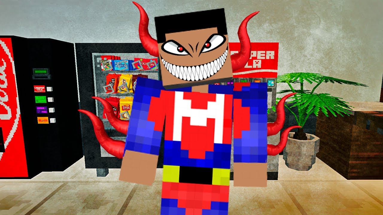 ATRAPADO EN UN CENTRO COMERCIAL MALDITO EN MINECRAFT TROLL 😱