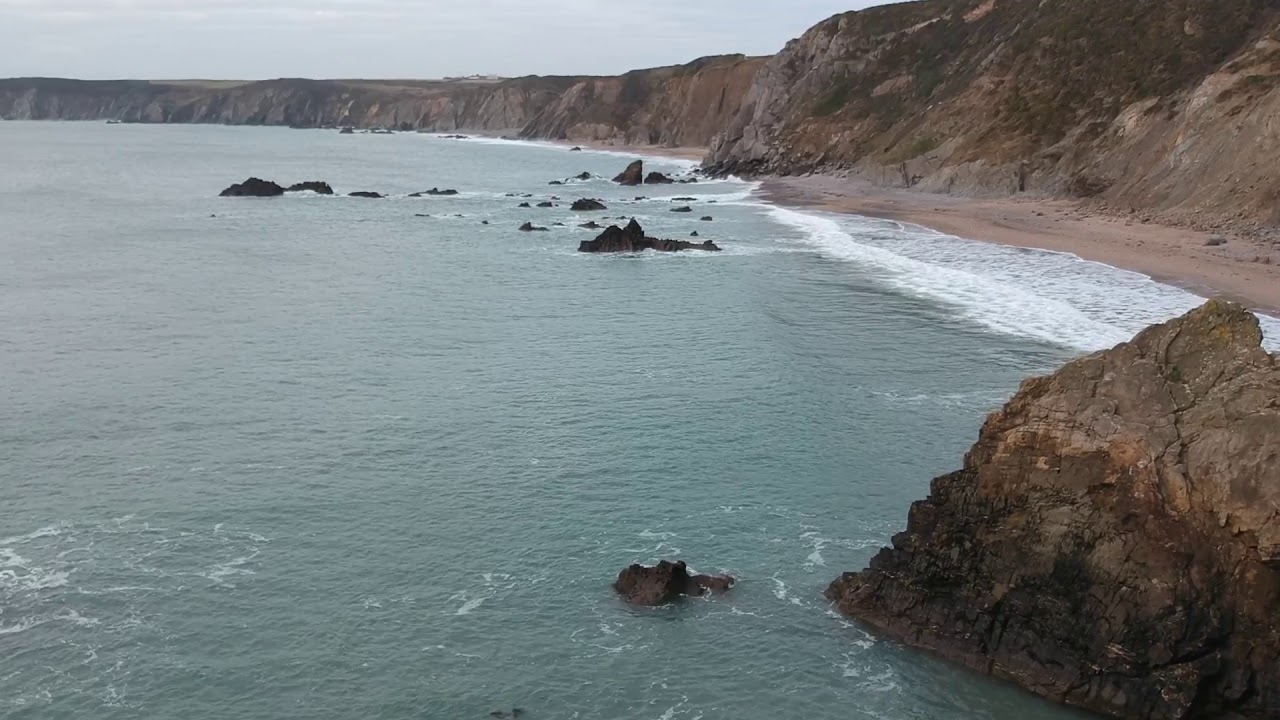 Marloes sands, Pembrokeshire. Drone HD