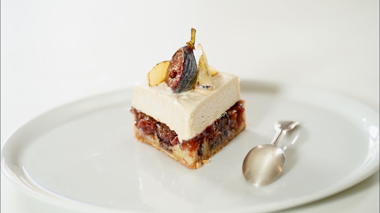 Roasted Pear Ice Cream Pie &ndash; Bruno Albouze