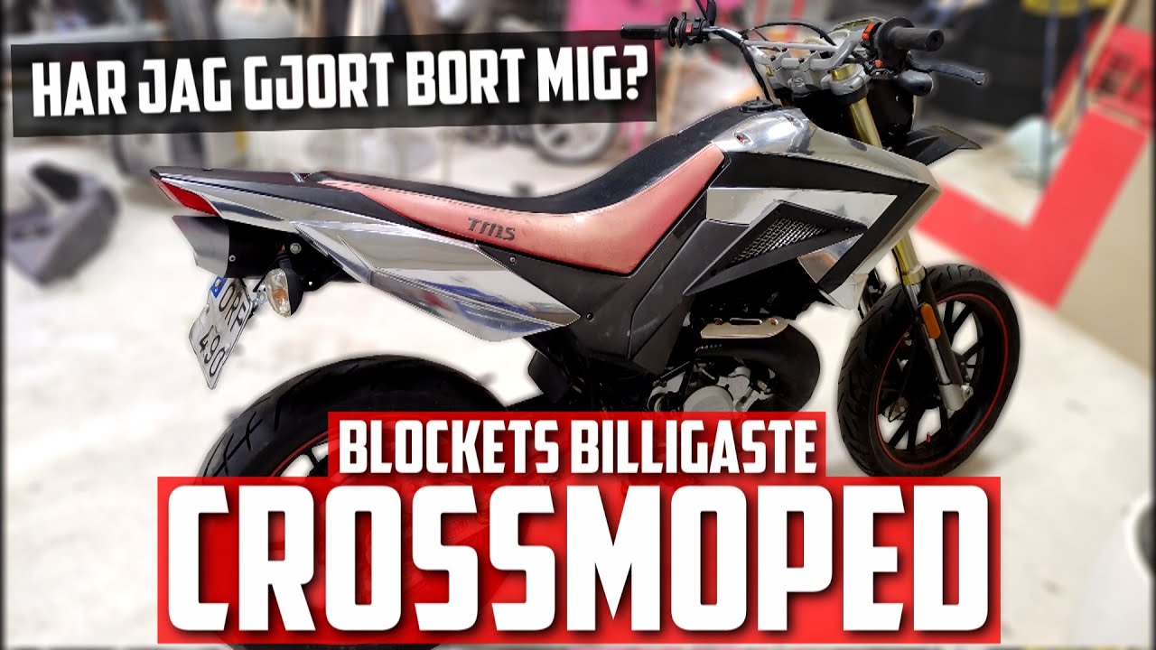 SPEGEL CHROME FOLIERING - Blockets Billigaste Crossmoped  - Del 2