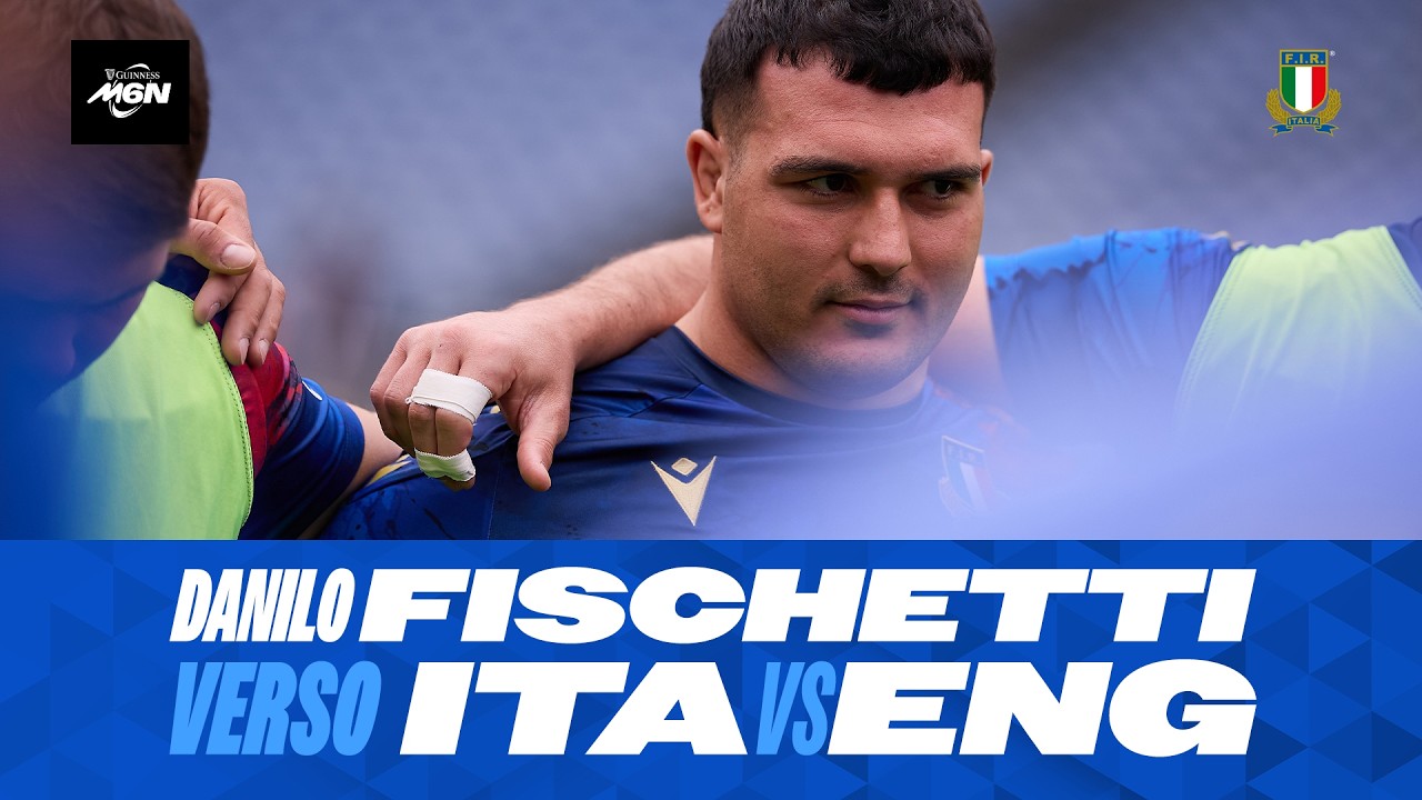 Guinness Men's Six Nations 2026, ITAvENG: Danilo Fischetti prima della gara