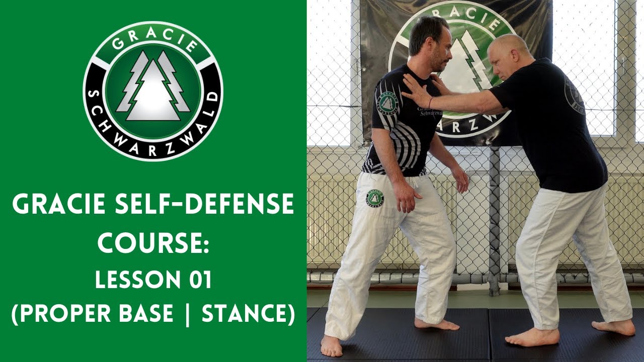 Gracie Self-Defense Course | Lesson 01 (Proper Base)