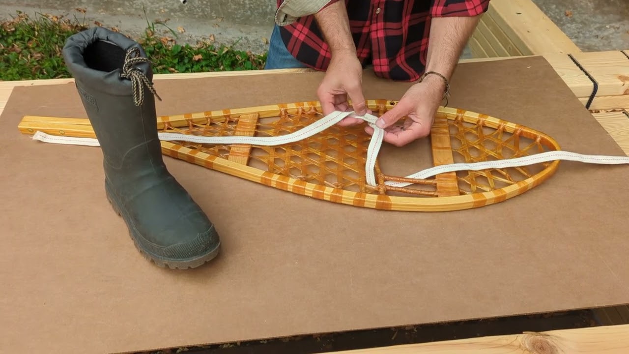 How To Install a Lampwick Snowshoe Binding