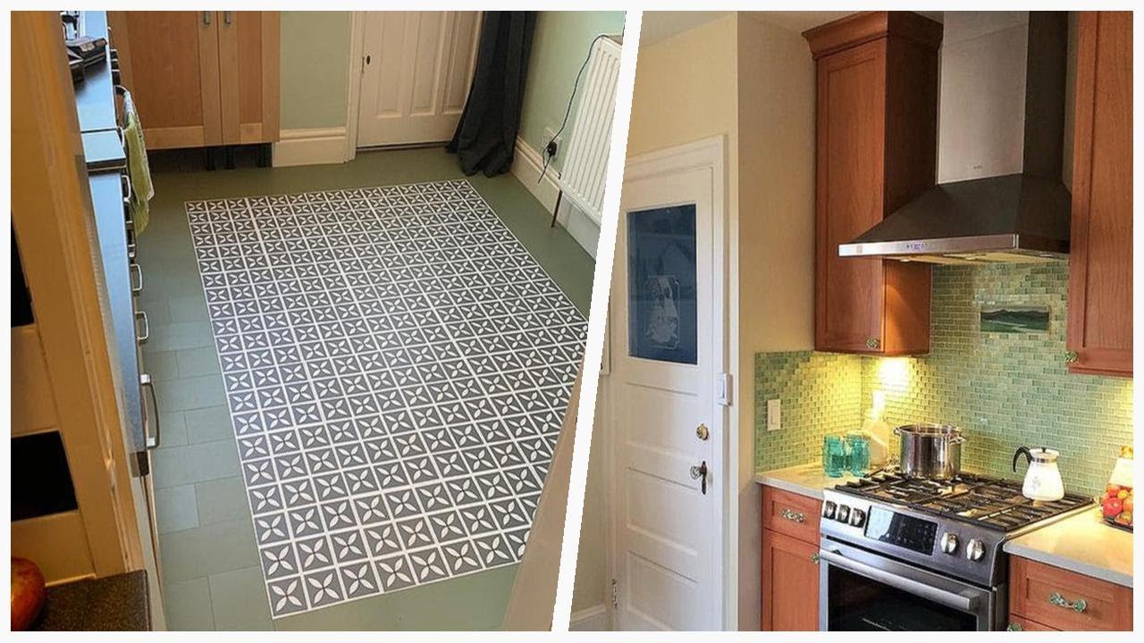 75 Small Green Floor Kitchen Design Ideas You'll Love 🟡