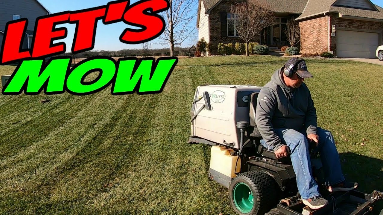 Real Time Mowing With Walker Mower
