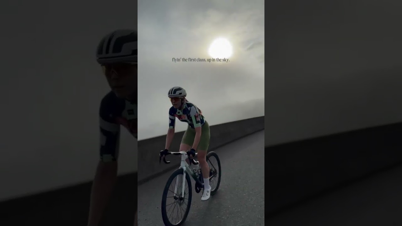 @stefaniedreyerWhen riding is you way of flying 🫶🏻✈️#cycling #cyclingreels #gobik #whataride