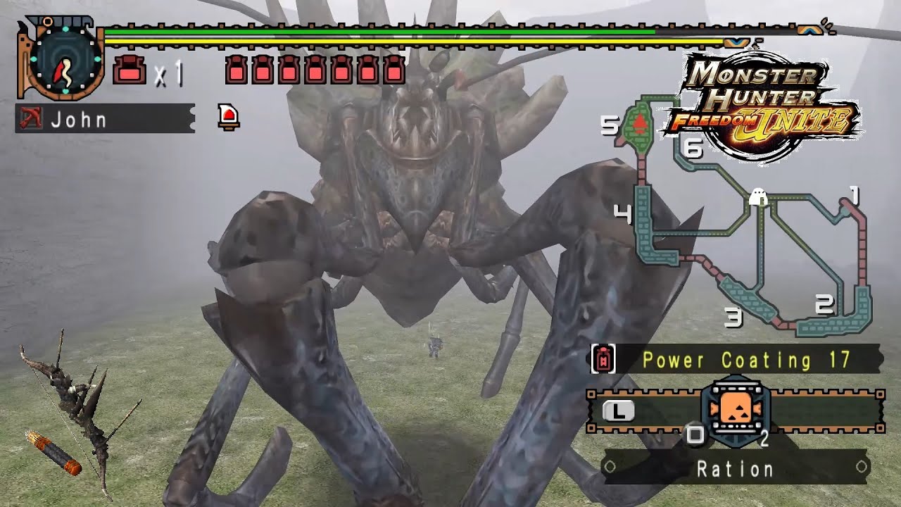 Monster Hunter Freedom Unite - HR 4 (high rank) Shen Gaoren
