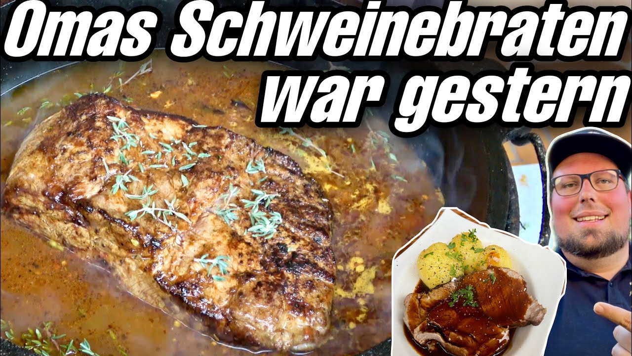 Griechischer 🇬🇷 Metaxa Schweinebraten | Dutch Oven Rezept