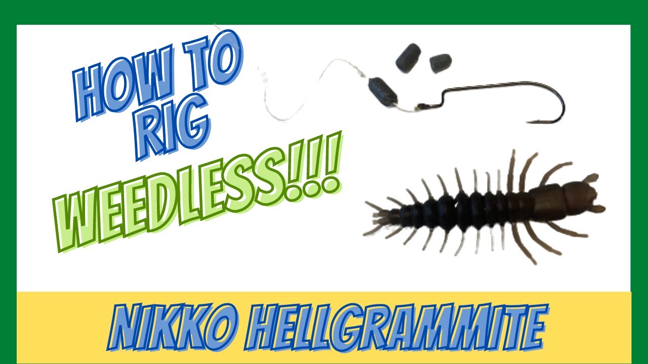 Rigging The Nikko Hellgrammite Weedless!(HOW TO)BigBaitPosse