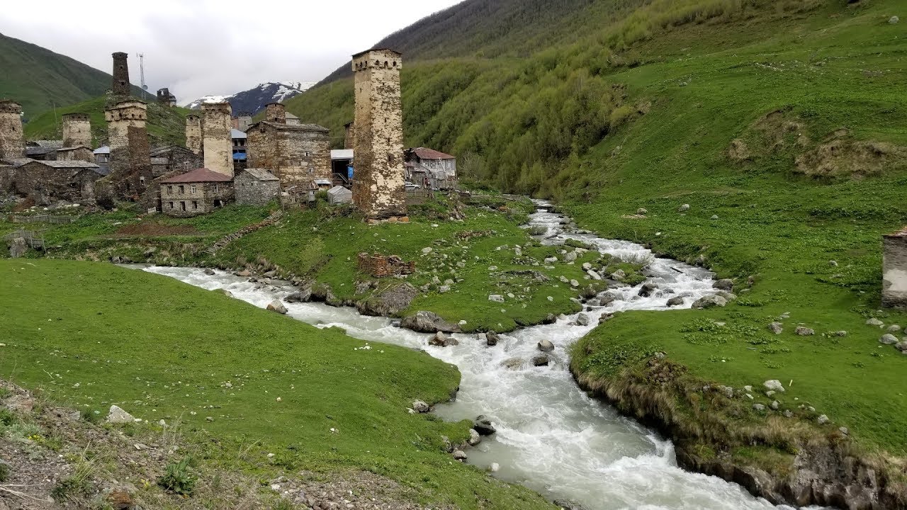 Journey from Ushguli to Mestia, Georgia