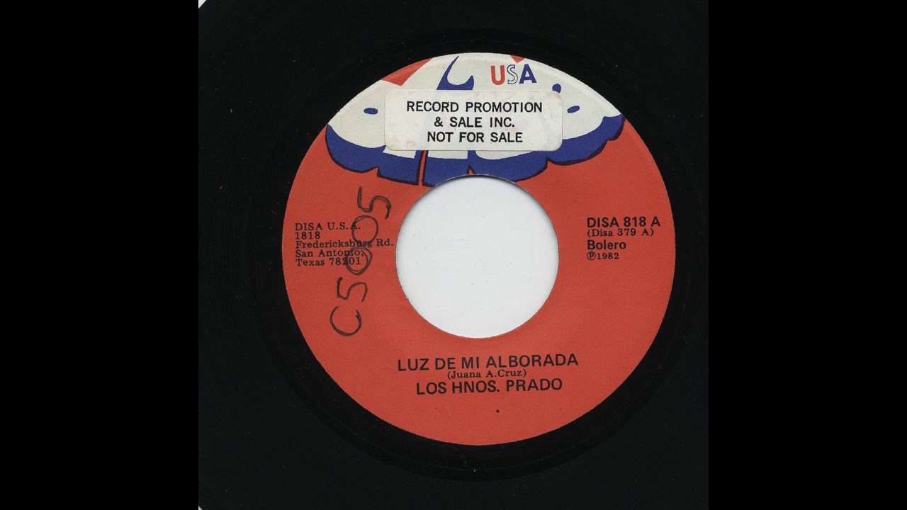 Los Hermanos Prado - Luz De Mi Alborada - Disa disa-818-a
