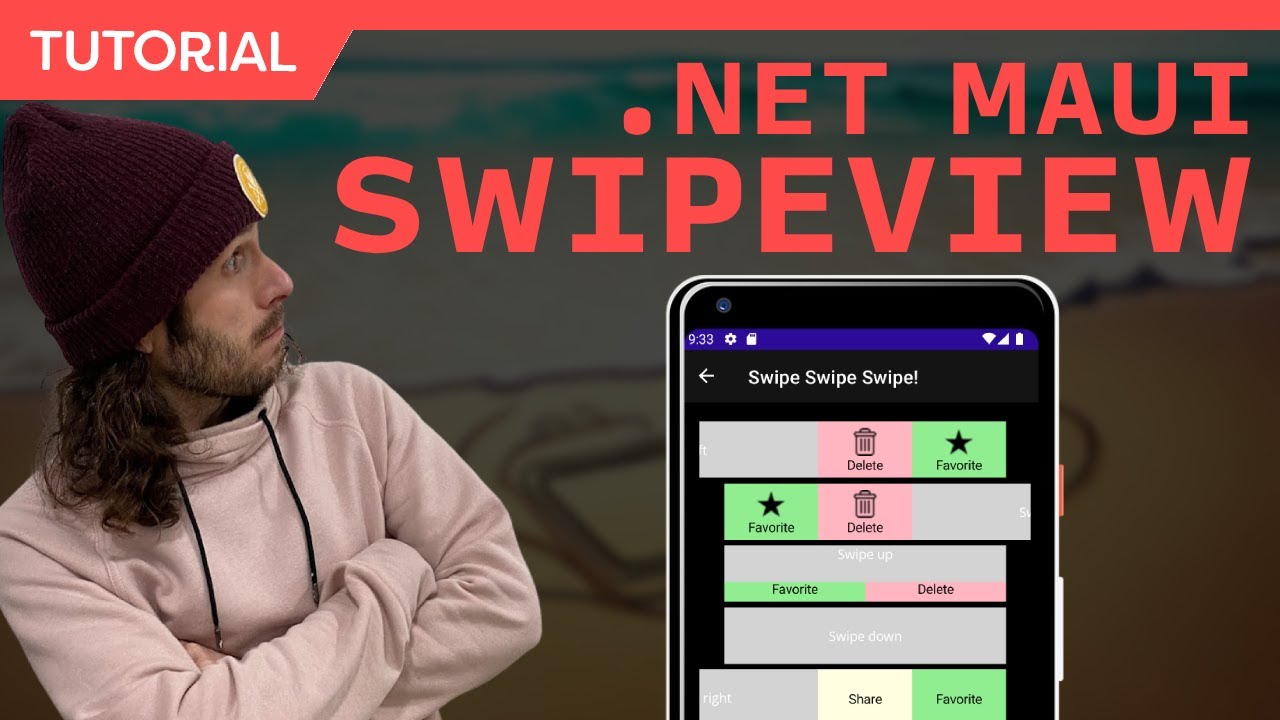 Освоение .NET MAUI SwipeView для улучшения работы приложений