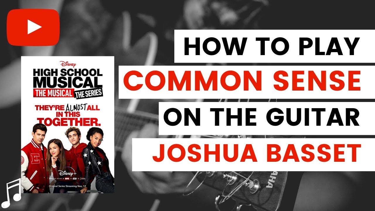 Common Sense Joshua Basset Guitar Tutorial // Guitar Lesson