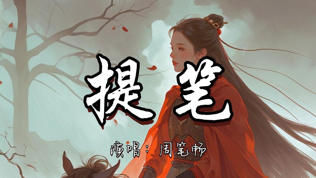 周笔畅 - 提笔『我提笔 山河入画诗千行 人间变模样。』『动态歌词MV』#古风曲 #新歌更新 #必听热门歌曲