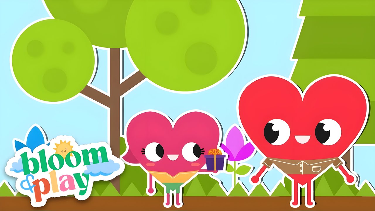Valentine's Day Song For Kids 💝 | Celebrate Love & Friendship | Nursery Rhymes - Bloom & Play