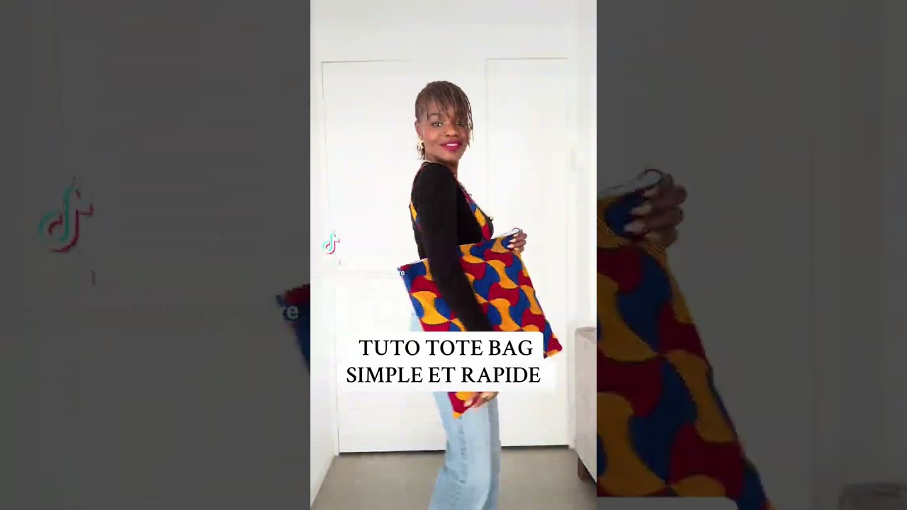 Tuto couture d’un Tote bag simple et rapide 
