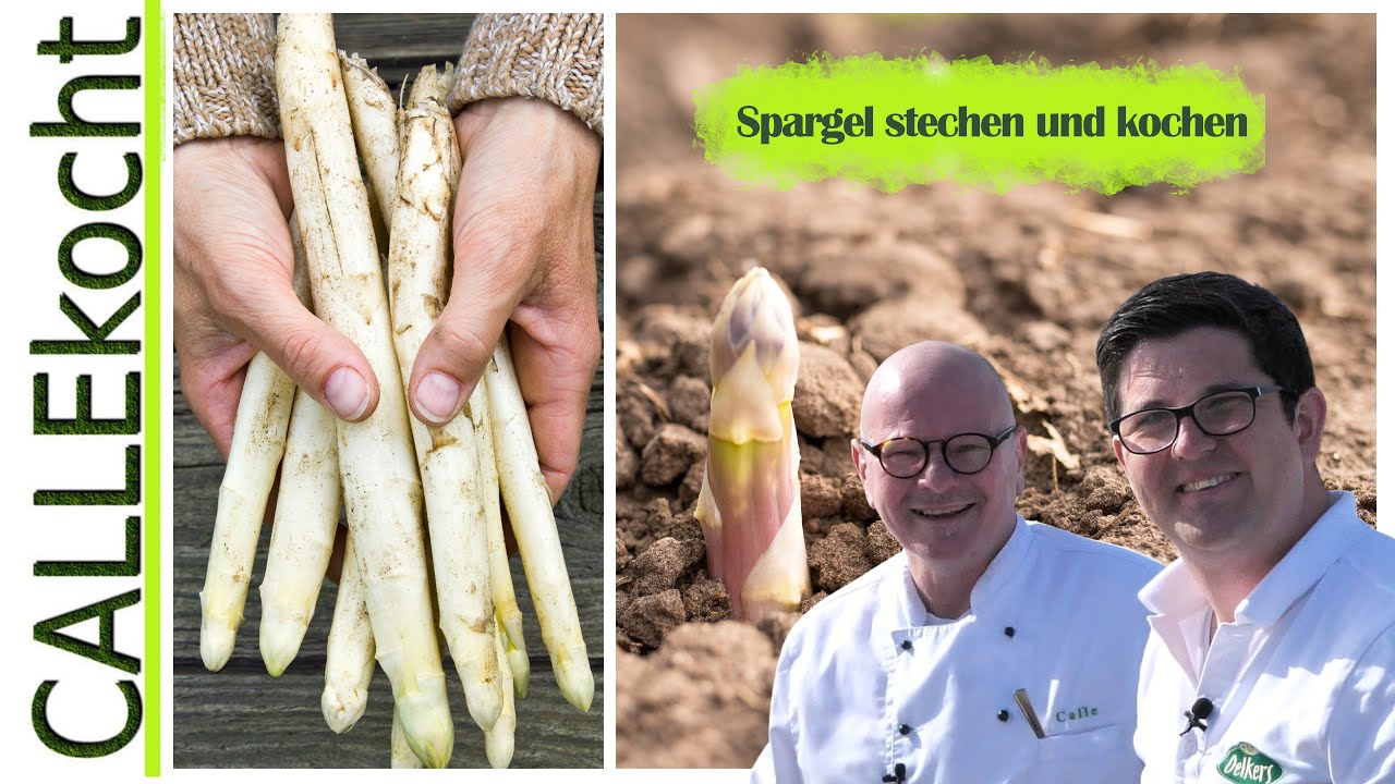 Besuch beim Spargelbauer. Spargel stechen, sch&auml;len & kochen.