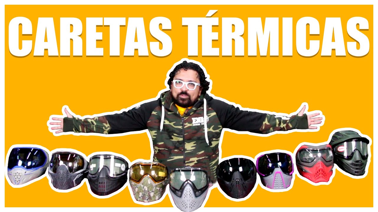 Caretas Paintball térmicas doble mica / JT, HK, VForce Grill, Virtue Ascend, Empire, Bunker Kings