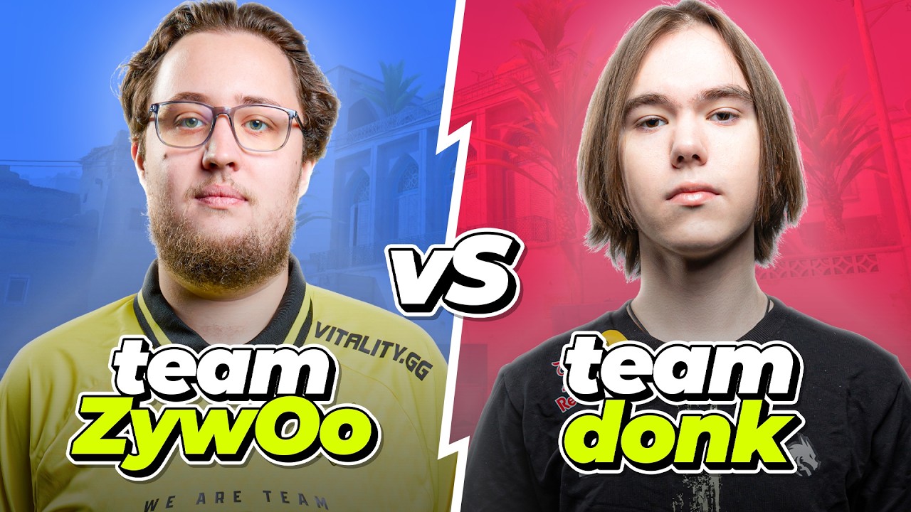 ZYWOO против DONK на FACEIT с руководством по использованию утилит, многоракурсным обзором и голо...