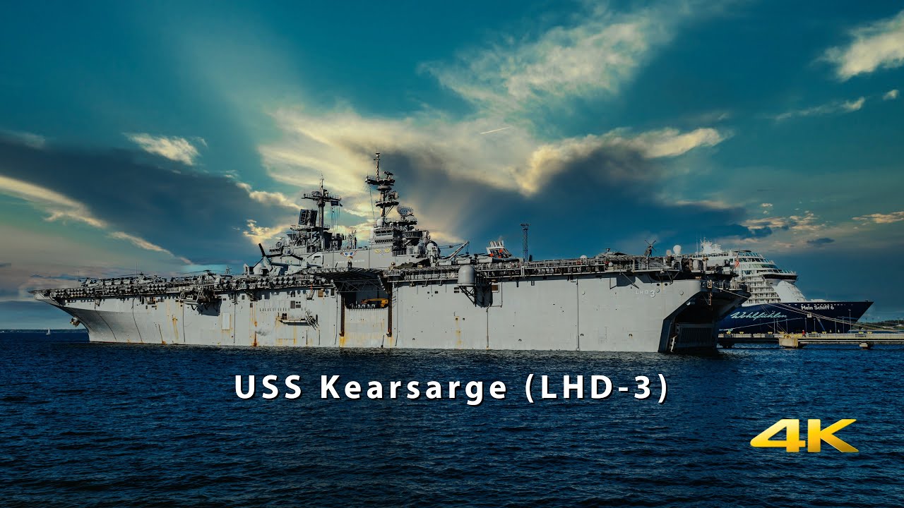 USS Kearsarge (LHD-3) | Tallinn Estonia 🇪🇪  | 4k