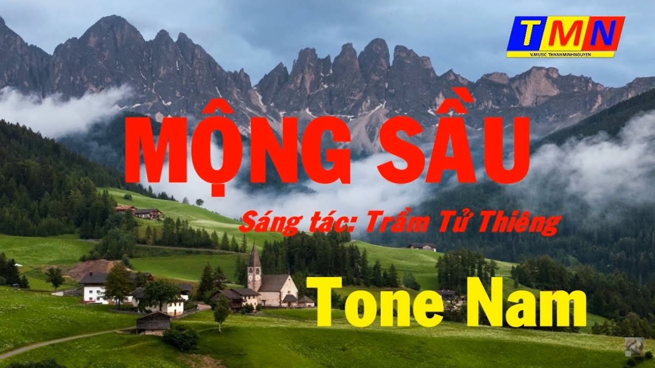 [KARAOKE] Mộng sầu – Boston (Trầm Tử Thiêng) – Tone Nam (Em) – #coverbytmn