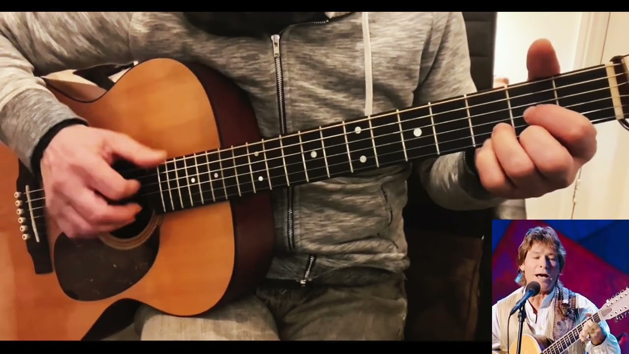 ‘Annie’s Song’ John Denver - ORIGINAL STUDIO TUNING (Drop D - No Capo)