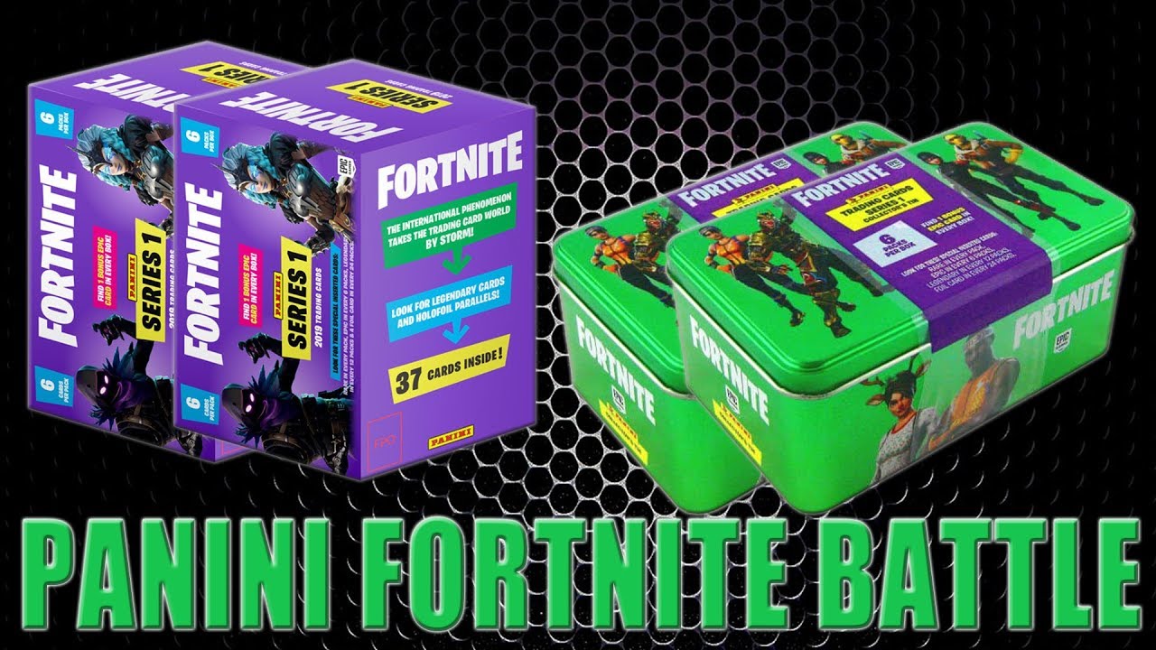 Panini FORTNITE TRADING CARDS SERIE 1 | 2 BLASTER vs. 2 MEGA TINS | Unboxing