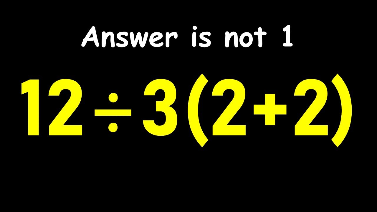 This Simple Math Problem Will Surprise You!