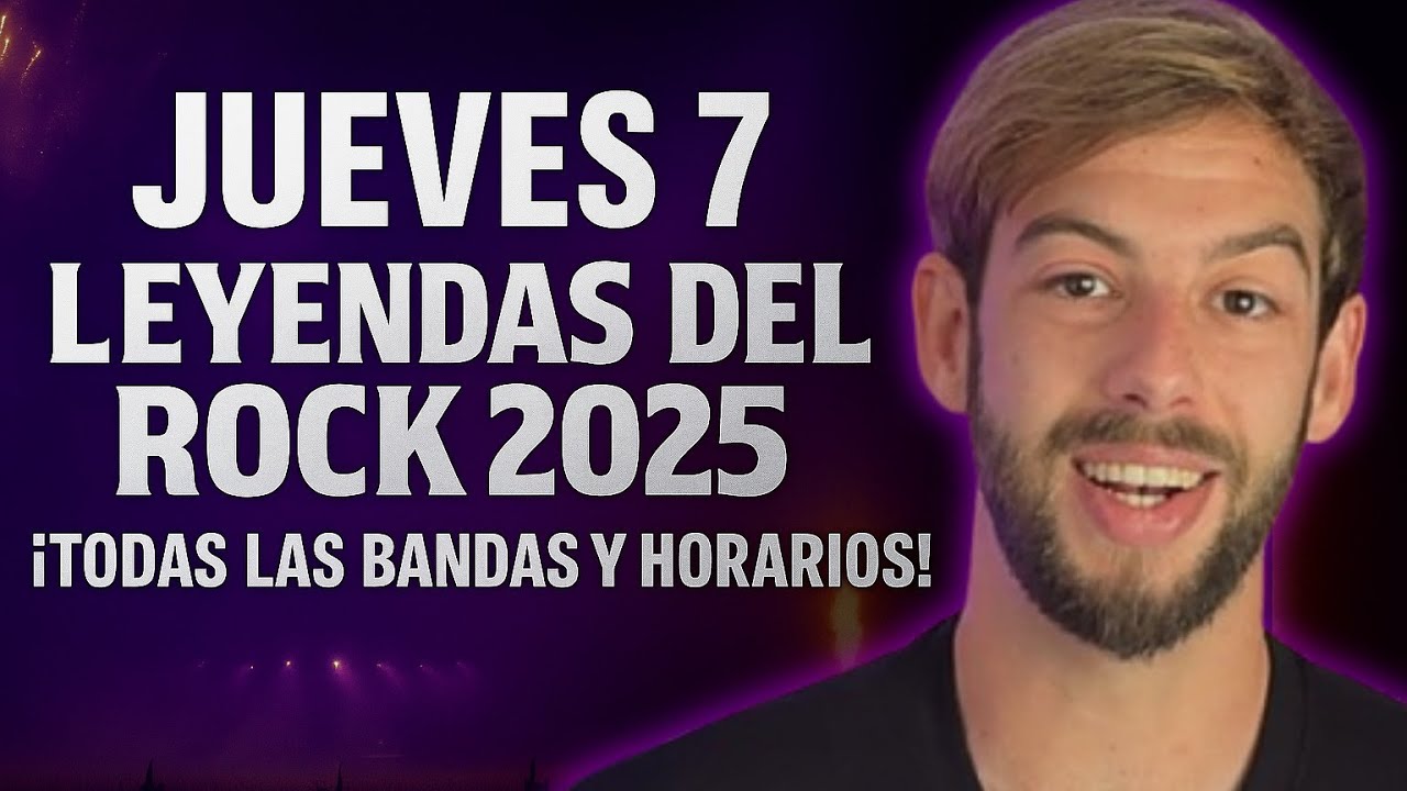 🔥 GUÍA COMPLETA (2/4) LEYENDAS DEL ROCK 2025 🔥🤘 – horarios, bandas y solapamientos #leyendasdelrock