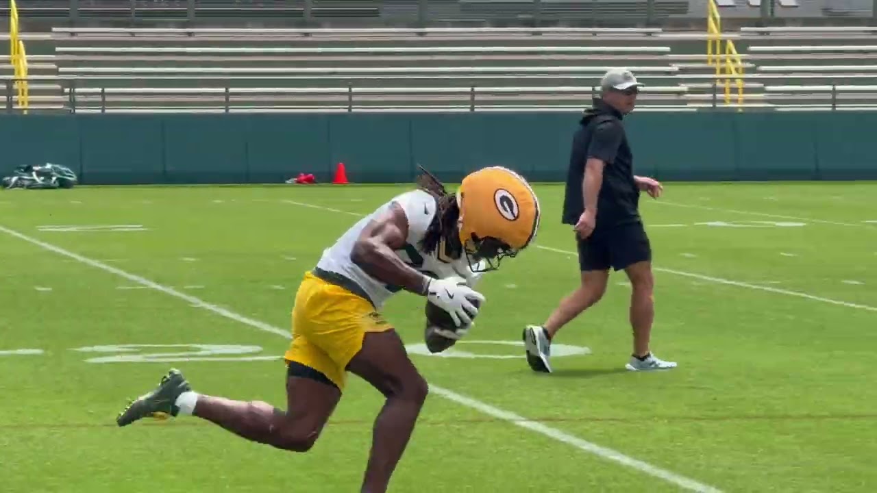 Packers Receivers at OTA on May 27