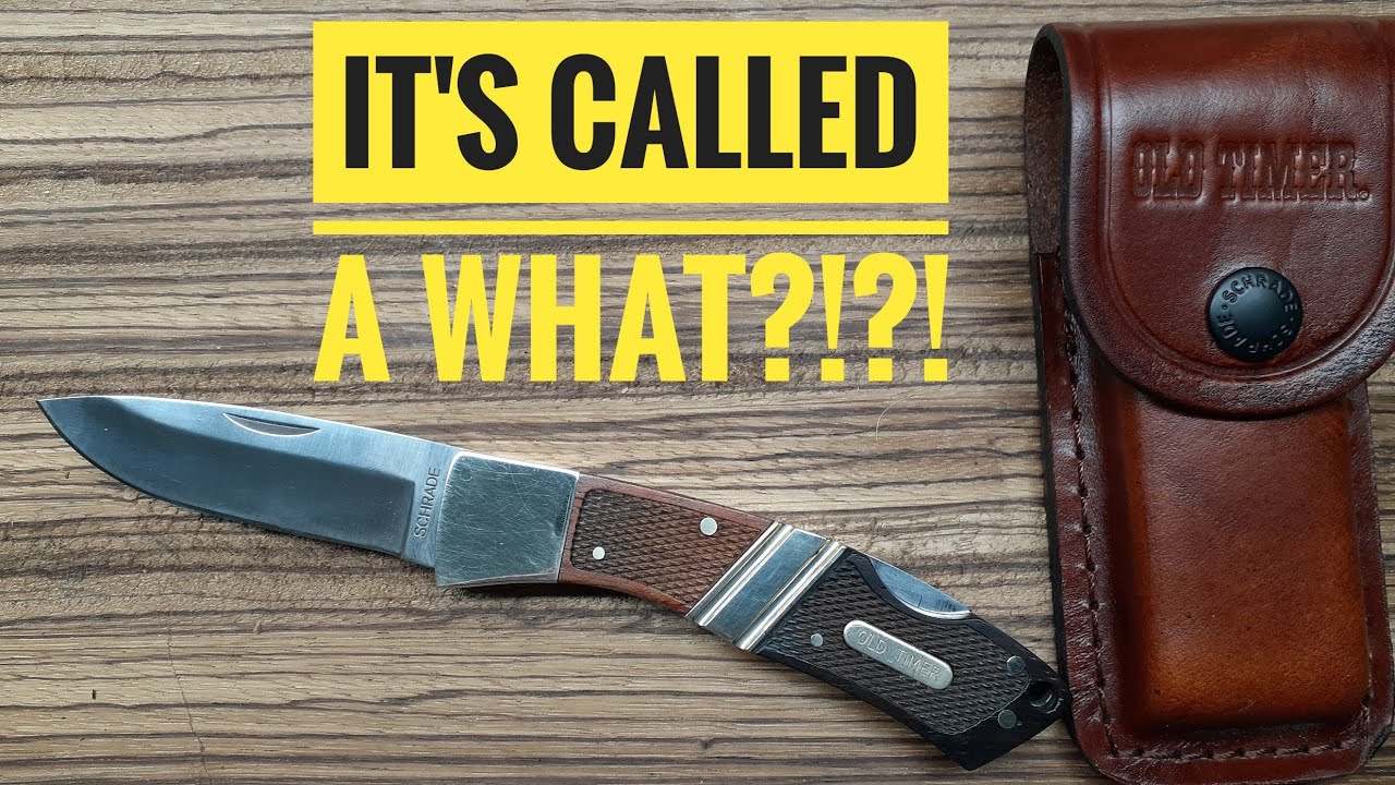 Beautiful Knife, Good Blade Steel, Funny Name - Schrade Old Timer Mountain Beaver Sr.
