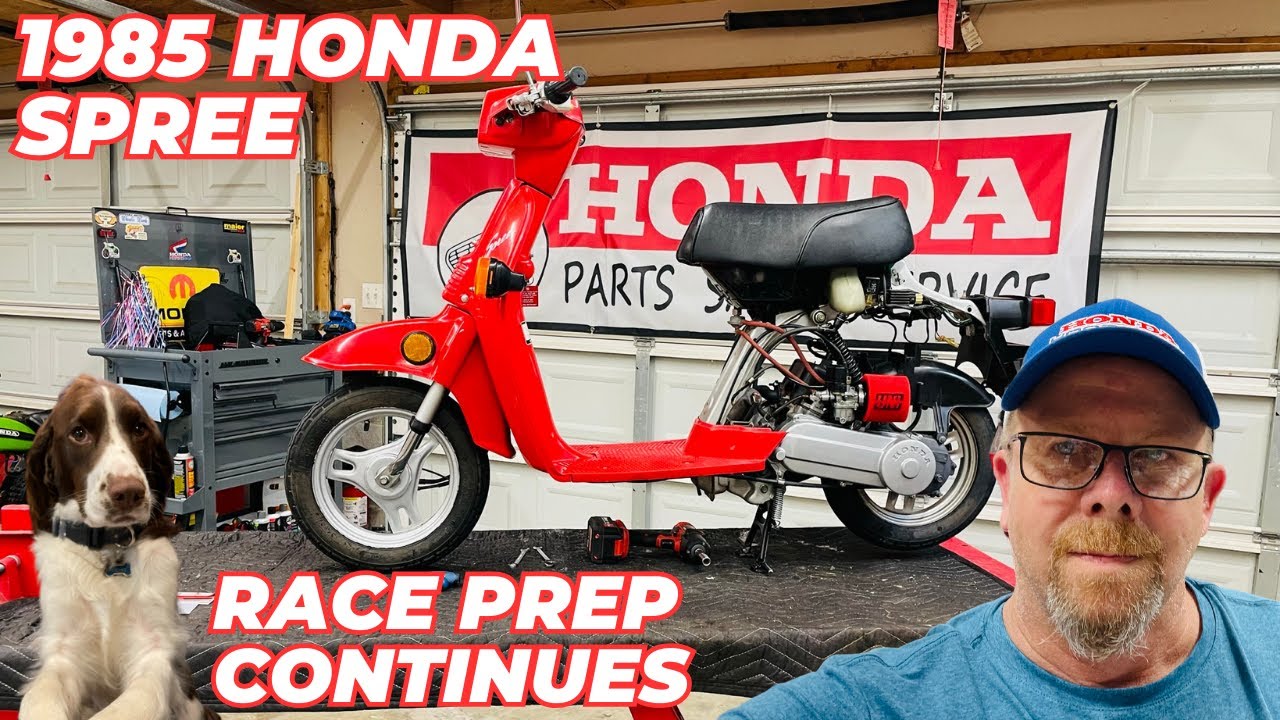 Проект Honda Spree NQ50 Race 1985 года, подготовленный к гонкам. Часть 2. Будет ли он ездить?
