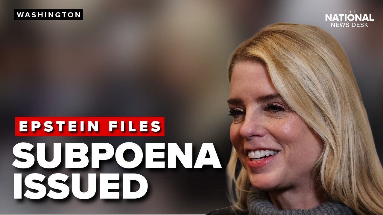 Bondi subpoenaed by House Oversight Committee over Epstein files