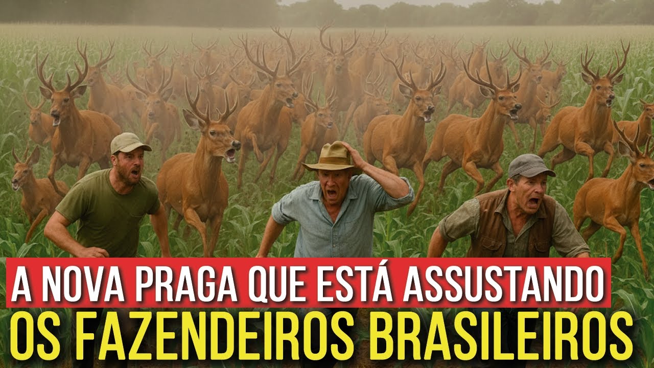 ⚠️A ​INVASÃO de CERVOS no BRASIL que ASSUSTA até os CIENTISTAS da NASA!!! Aqui o MOTIVO...