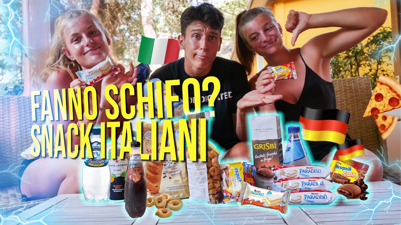GERMAN GIRLS TASTE ITALIAN SNACKS FOR THE FIRST TIME | experiment |