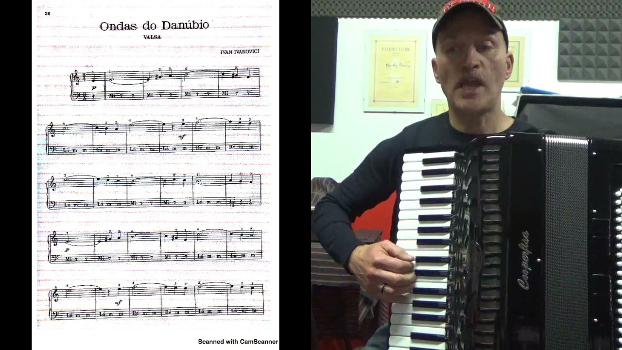 Il canale della fisarmonica - Lezione 26 Le onde del Danubio diteggiatura