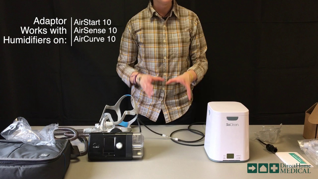 Настройка дезинфицирующего аппарата SoClean 2 CPAP с аппаратами AirSense 10 DirectHomeMedical