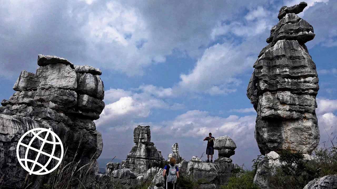 Stone Forest, Kunming, China  [Amazing Places 4K]