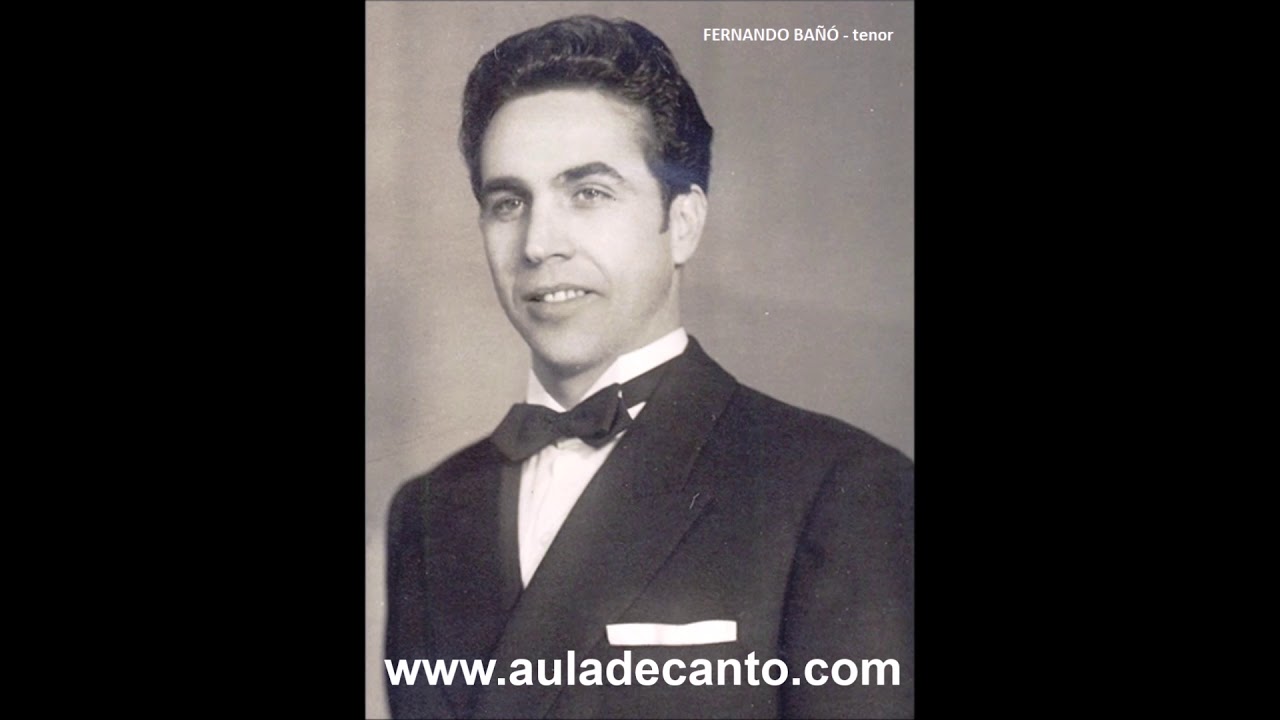 GRANADA - Fernando Bañó -tenor (padre)