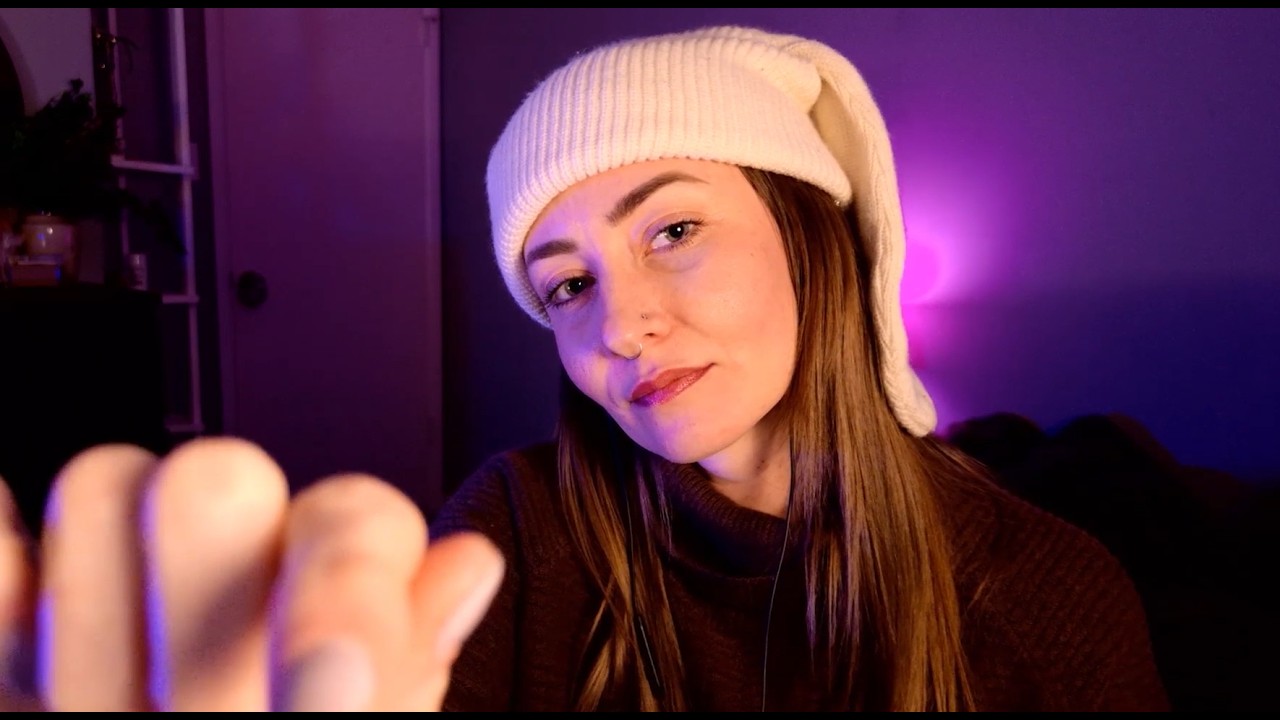 asmr...touch face. count. breathe!!