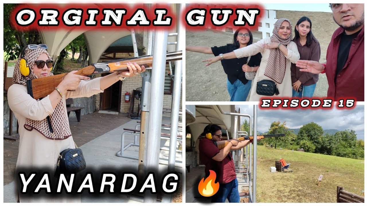 🔥 Azerbaijan Adventure | Gabala Shooting Club 🎯 | Yanardag 🔥 | Road Trip Gabala → Baku 🚗  Episode 15